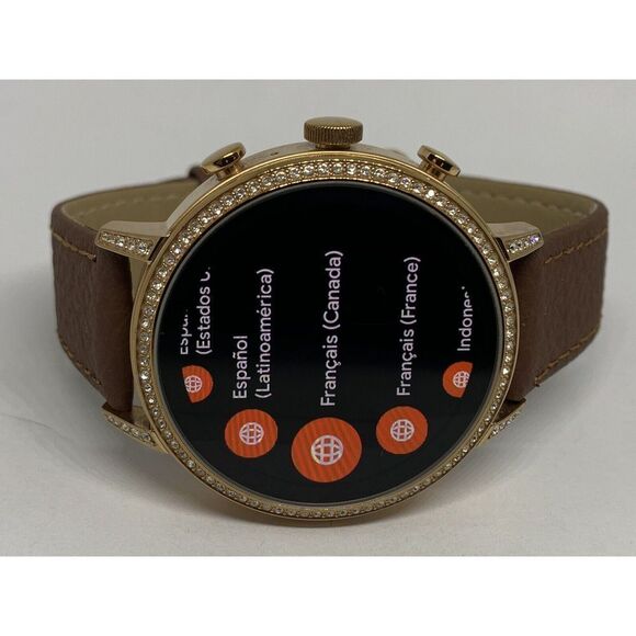 Fossil Gen 4 Authentic Digital Dial Smart Watch Custom Band FTW6015 ZA290 - Picture 6 of 12